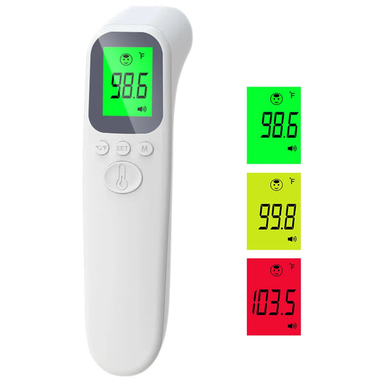 Non-Contact Infrared Digital Thermometer for Adults and Infants - Forehead Temperature Scanner