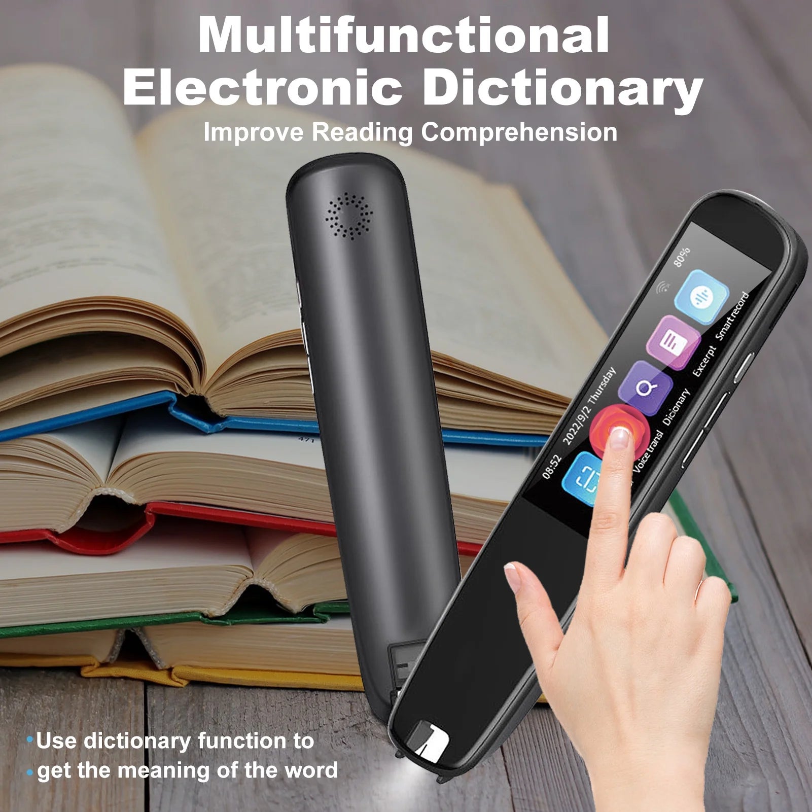 "Bluetooth Translation Scanning Pen – Text-to-Speech & Multi-Language Reader for Students, Professionals & Travelers